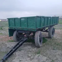 بارکش یا تریلی تراکتور . جفت جک ،شاسی قدیم