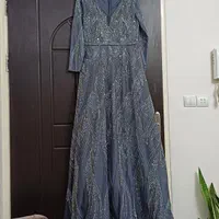 لباس مجلسی پوشیده سنگ کاری شده