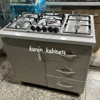 اجاق گاز صفحه ای شیشه و استیل