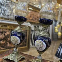 شمعدان جفتی ابی نفتی عروسکی