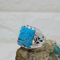 انگشتر فیروزه تمام دست ساز نیشابور