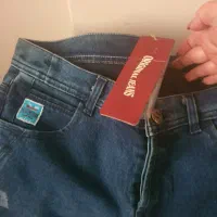 شلوار جین ابی تیره سایز ۴۴ نو نو