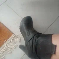 نیم پوت زیبا خوش پوش گرم پاشنه بلند سایز ۴۰ مشگی|کیف، کفش، کمربند|دلیجان, |دیوار