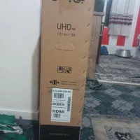 کارتن جی پلاس ۵۰ اینچ و تلویزیون  ایکس ویژن