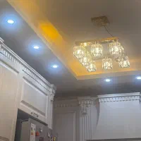 لوستر۸ شاخه استیل