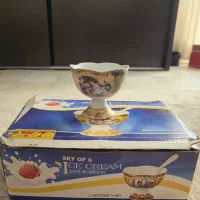 ست ۶تایی بستنی خوری خارجی(آکبند)