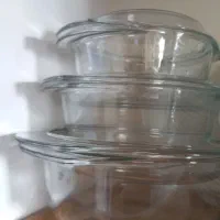 قابلمه ۳ تایی پیرکس فرانسه|ظروف پختوپز|اندیشه, شهرک صدف|دیوار