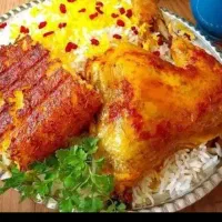 تهیه غذای خانگی زرشک پلو بامرغ