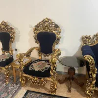 مبل استیل ۹نفره|مبلمان خانگی و میز عسلی|باغستان, |دیوار