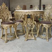 ست آلیاژ طلایی و زیبا|بوفه، ویترین، کنسول|مهاباد (آذربایجان غربی), |دیوار