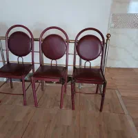 صندلی چوبی ،فلزی ،|میز و صندلی غذاخوری|باسمنج, |دیوار