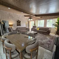 **ویلا ۲خواب شیک سیستم صوتی دریا گوشه|اجارهٔ کوتاهمدت ویلا و باغ|سلمانشهر, |دیوار