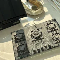 گاز رو میزی پنج شعله هود پر قدرت