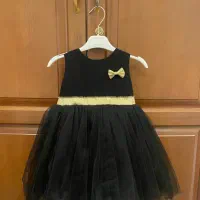 پیراهن تور ارگانزا مجلسی دخترانه مزون دوز