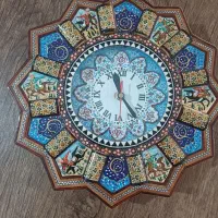 سلام یک عدد ساعت دیواری صنایع دستی اصفهان
