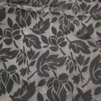 چادر مشکی مجلسی با گل های مخمل  برجسته