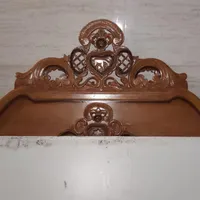 تخت خواب  دو نفره چوب اصل|تخت و سرویس خواب|جهرم, |دیوار