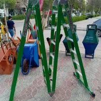 نردبان ۸متری مفصلی آلمینیومی پله