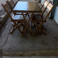 میز و صندلی تاشو|میز و صندلی غذاخوری|خوانسار, |دیوار