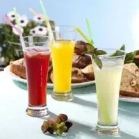 لیوان پذیرایی تراش‌دار لوکس شفاف و سنگین