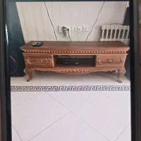 میز تلویزیون چوبی گردو