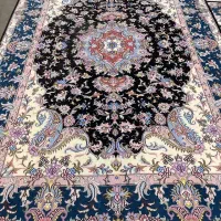 فرش دستباف (بساک)جفت ۶ م طرح سالاری گل ابریشم|فرش|مشکین‌دشت, |دیوار