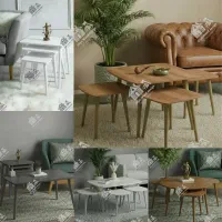 میز عسلی جلومبلی میزعسلی گرد مربع مستطیل بیضی