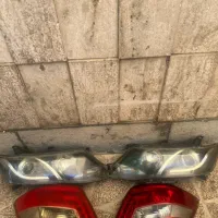 چراغ جلو عقب آریو سالم بدون شکستگی