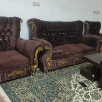 مبل پنج نفره میز عسلی وگنجه|مبلمان خانگی و میز عسلی|مشهد, امیرآباد|دیوار