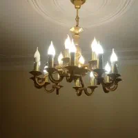 مرکزفروش و خرید تمامی لوستر های فلزی طلایی و برنج|لوستر و چراغ آویز|تهران, افسریه شمالی|دیوار