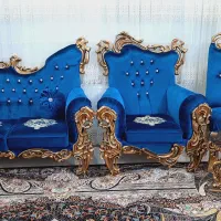 مبل سلطنتی به همراه میز نهار خوری|مبلمان خانگی و میز عسلی|بیرجند, |دیوار