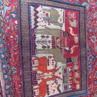 فرش دست بافت قدیمی بالای ۱۰۰سال