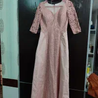 لباس مجلسی ساتن امریکای گرم بالا زیر یه تمن