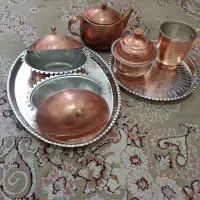 ظروف تزئینی وپذیرایی مسی شهرستان زنجان|ظروف سرو و پذیرایی|اسلام‌شهر, شهرک مهدیه|دیوار