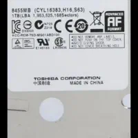 یک عدد هاد۱ترابایت توشیبا به همراه تبدیل