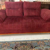 مبل راحتی چهار نفره تمیز و سالم|مبلمان خانگی و میز عسلی|دامغان, |دیوار