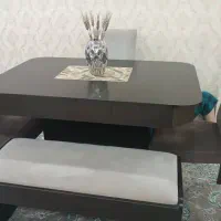 میز غذا خوری ۴نفره ( با قابلیت تبدیل به ۵نفر )