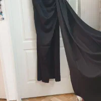 لباس مجلسی ساتن مشکی.