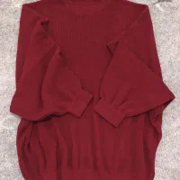 بلوز کاموایی قرمز