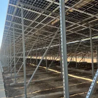 سازه و استراکچر پنل خورشیدی کیلوواتی پروفیل 41*41