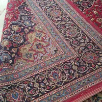 فرش دستباف کاشان  جفت ۱۲ متری لاکی سورمه ای|فرش|تهران, شمشیری|دیوار