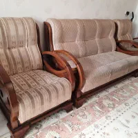 مبل راحتی چوبی ۷ نفره