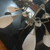 لوستر ۶ شاخه تیتانیومی در حد نو