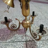 لوستر۳شاخه|لوستر و چراغ آویز|رباط‌کریم, شهرک والفجر|دیوار