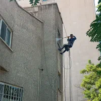 کار در ارتفاع خدمات عایق نما پیچ رولپلاک|خدمات پیشه و مهارت|رامسر, |دیوار