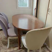 میز غذاخوری چوبی