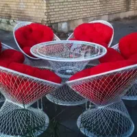 میز صندلی /بامبو سنجاقی /کافه رستورانی /باغی