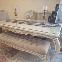 مبل و ناهارخوری هفت نفره استیل راحتی|مبلمان خانگی و میز عسلی|تهران, شهرک چیتگر|دیوار