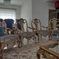 مبل سلطنتی ۷نفره و ناهارخوری ۸ نفره|مبلمان خانگی و میز عسلی|رشت, گلسار|دیوار