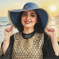 نقاشی چهره، طراحی چهره مدادرنگی + پیش نمایش رایگان|تابلو، نقاشی، عکس|تهران, چیتگر جنوبی|دیوار
